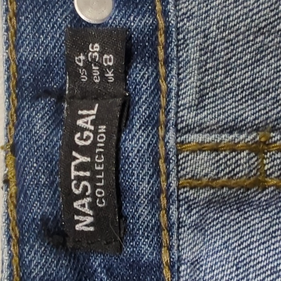 Nasty Gal Studded 2-tone Mini Skirt - Picture 5 of 6